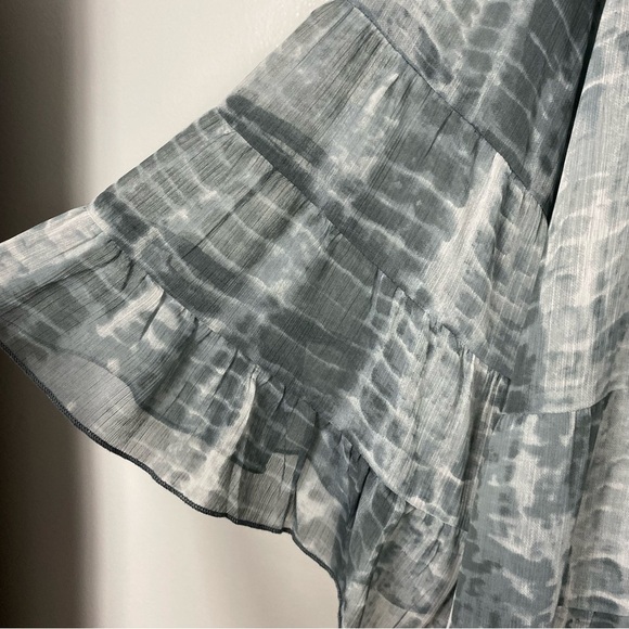 Logo Lori Goldstein printed chiffon peplum blouse - Picture 7 of 7